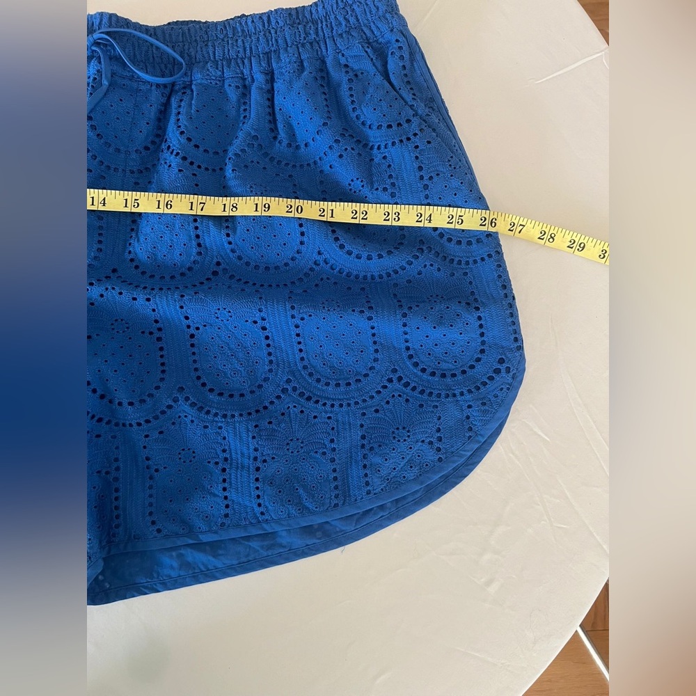 FARM Rio Blue Pineapple Eyelet Shorts - Picture 8 of 9